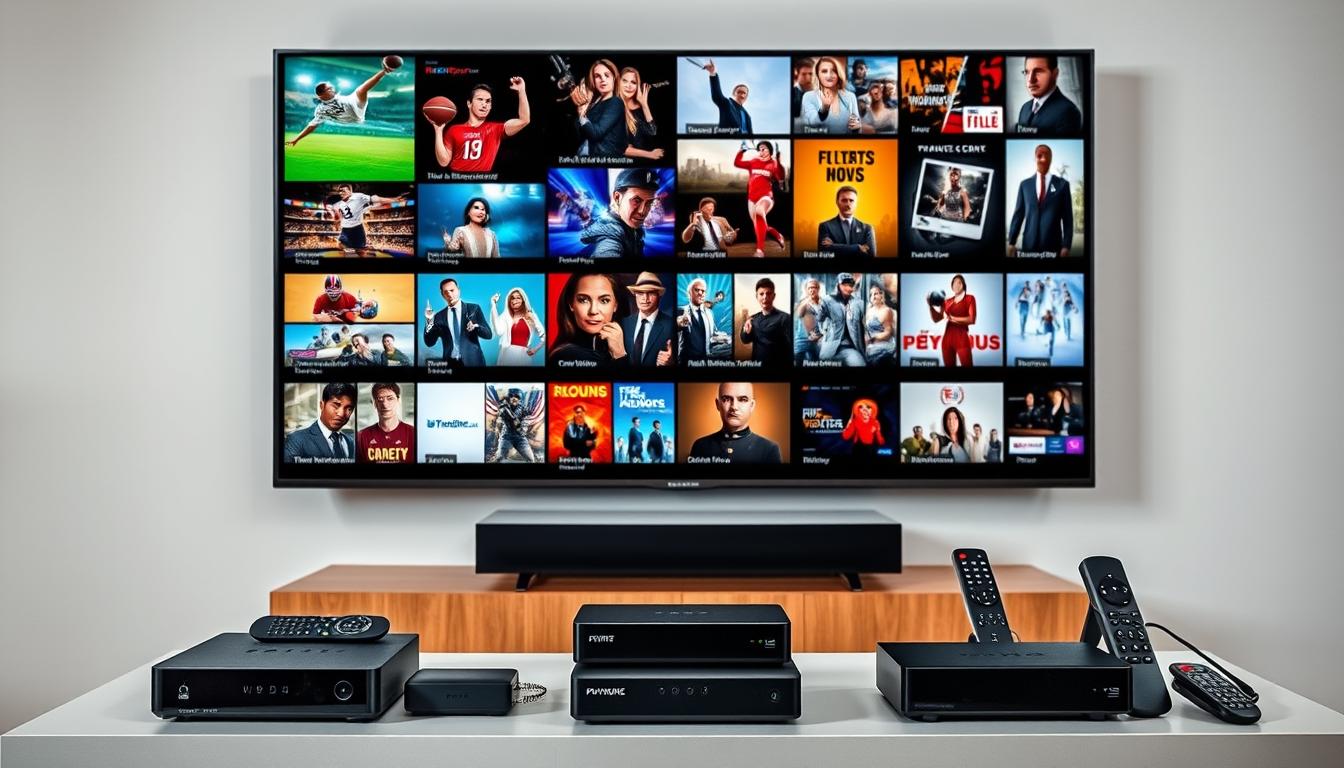 variedade de conteúdos IPTV